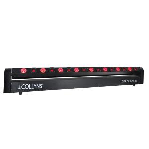 J.COLLINS CRAZY BAR R - Barre 8 Lasers Rouge + 8 Leds