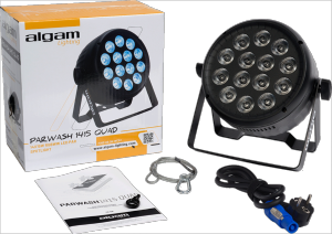 ALGAM LIGHTING LAL PARWASH1415-QUAD - WASH - 14x 15W RGBWW 4-en-1, optique 35°