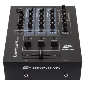 JB SYSTEMS BATTLE4-usb - Mixer DJ, 9 entrées sur 4 canaux