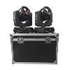 BeamZ Tiger E 7R - Lyre beam 230w set de 2 dans un flight case