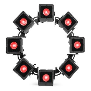 BEAMZ KUBE20W - PROJECTEUR ARCHITECTURAL IP65 SUR BATTERIE, LED 20W 6EN1, BLANC